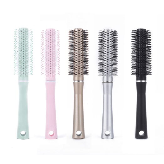 Round Rolling Hair Comb for Men – Curly Hair Styling Comb - Image 1