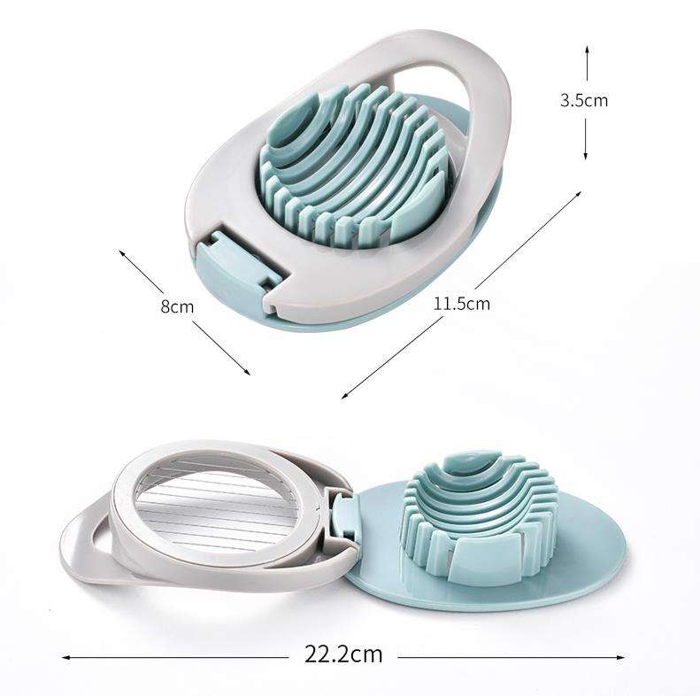 Stainless Steel Egg Slicer & Cutter – Multi-Purpose Hard Boiled Egg Slicer - Image 1