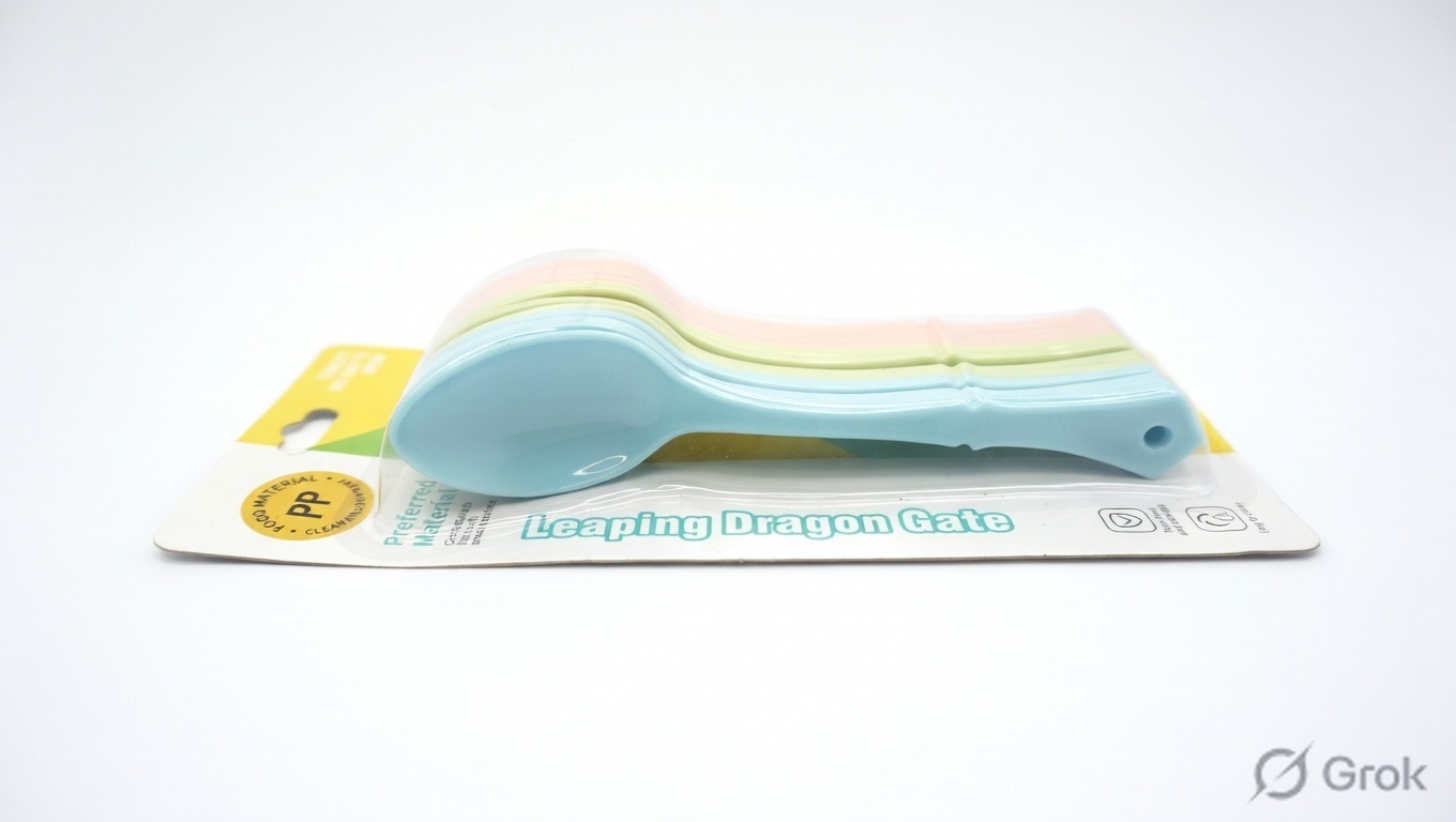 24 Light Pastel Colourful Spoons – Pack of 12 * 2. | Reusable 6-Inch Smooth Finish - Image 1