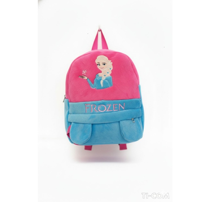 Frozen Kids Schoolbag – Elsa Soft Plush Cartoon Backpack for Girls (1-6 Years) - Image 1