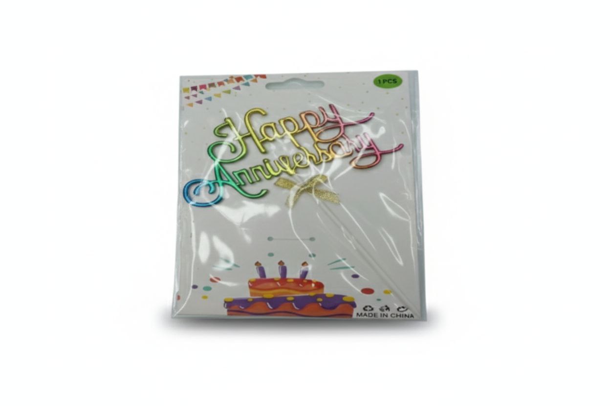 Type 1 Happy Birthday Banner & Plugin Combo – 3 Pcs | Party Decoration Set - Image 1