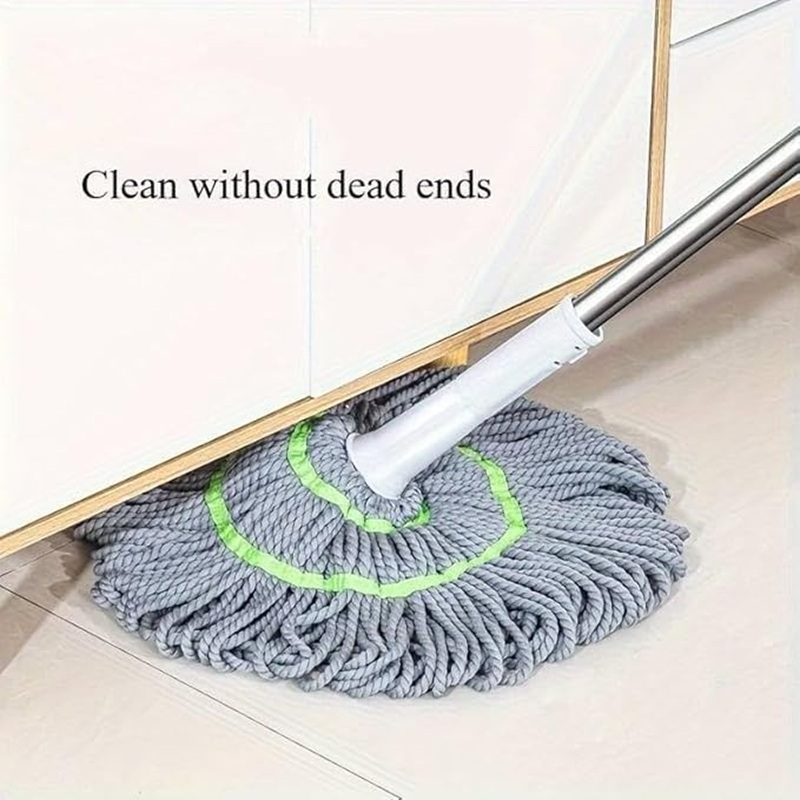 Premium Microfiber Magic Mop – Wet & Dry | Reusable Refill | Long Rod Handle - Image 1